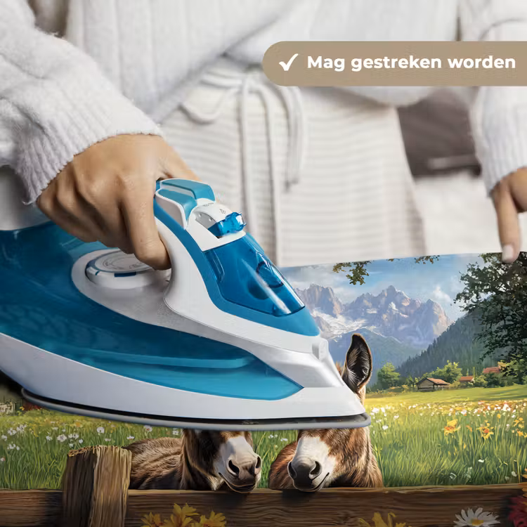 Wandkleed - Ezels - Bloemen - Zomers — 6