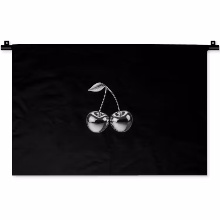 Wandkleed - Kers - Luxueus - Metallic — 1