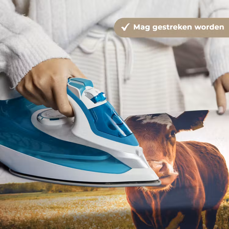Wandkleed - Koe - Zonsondergang - Bloemen - Gras - Dieren — 6