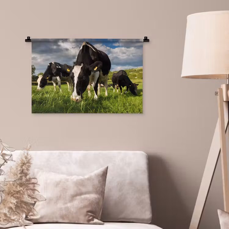 Wandkleed - Koeien - Dieren - Gras - Weiland - Boerderij — 2