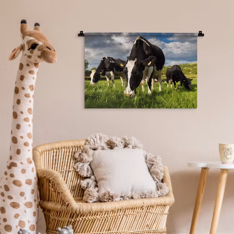 Wandkleed - Koeien - Dieren - Gras - Weiland - Boerderij — 5
