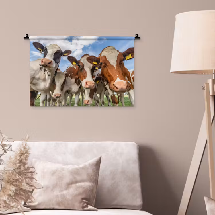 Wandkleed - Koeien - Dieren - Weiland - Natuur — 2