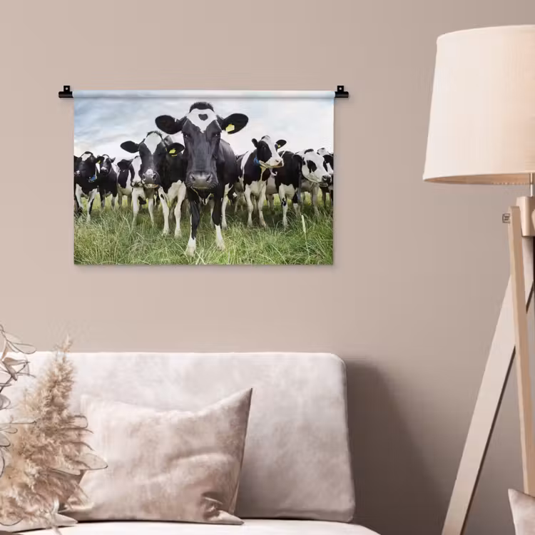 Wandkleed - Koeien - Gras - Lente - Dieren - Weiland - Boerderij — 2
