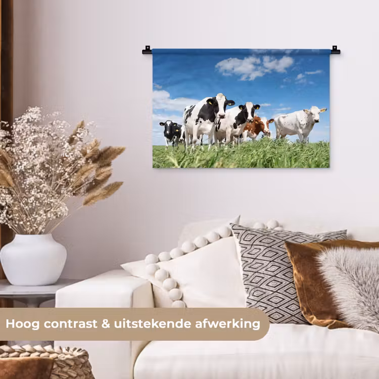 Wandkleed - Koeien - Platteland - Weiland - Natuur - Dieren — 4