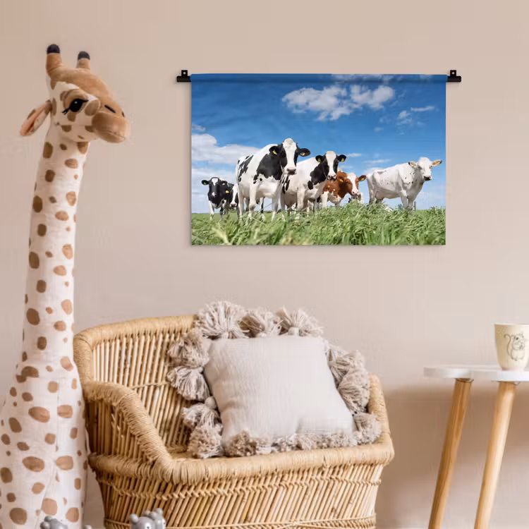 Wandkleed - Koeien - Platteland - Weiland - Natuur - Dieren — 5