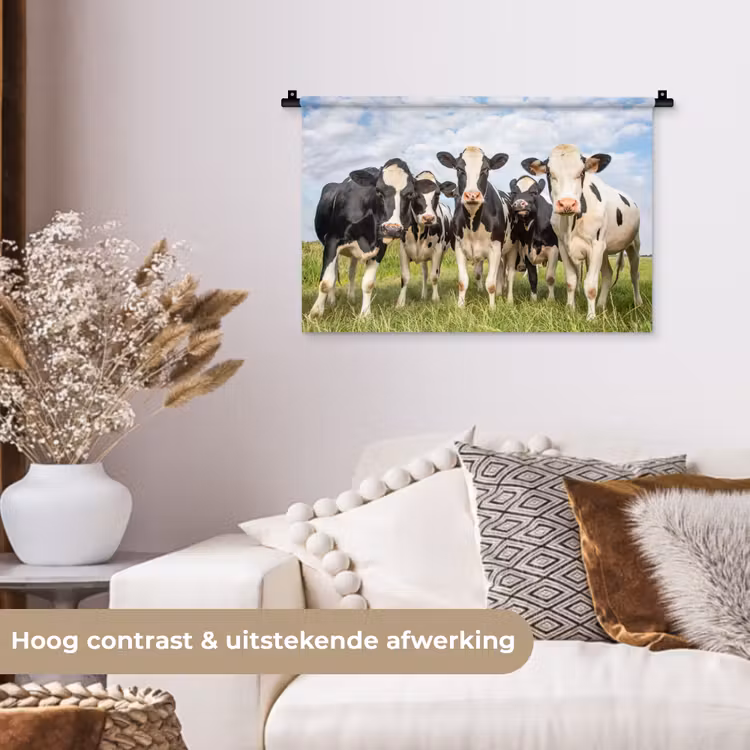 Wandkleed - Koeien - Weiland - Dieren - Natuur - Gras — 4
