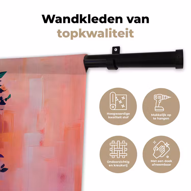 Wandkleed - Planken - Boeken - Bladeren — 3