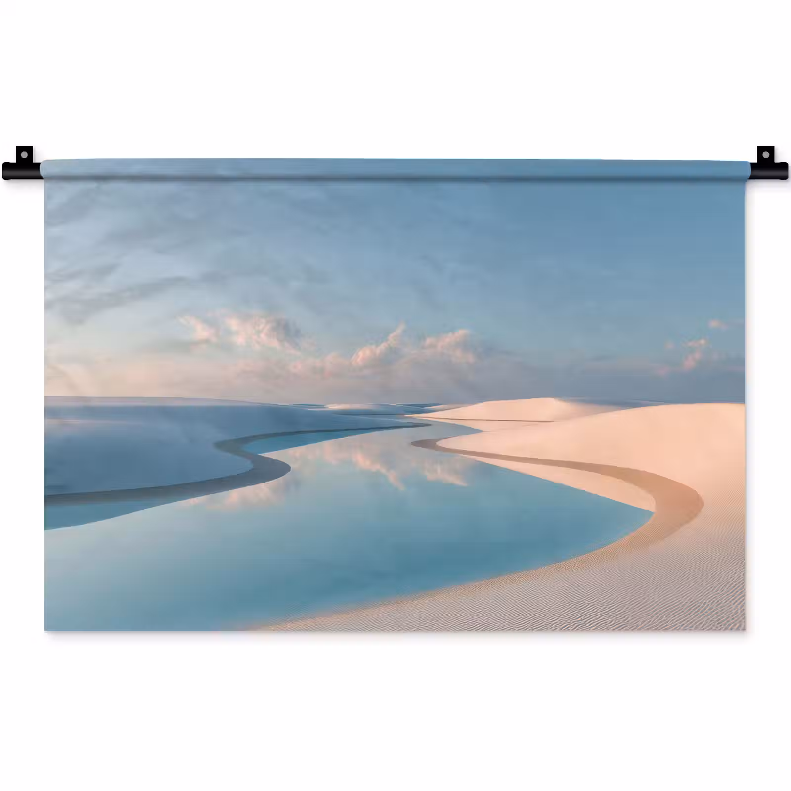 Wandkleed - Duinen - Waterplas - Oneindige rust — 1