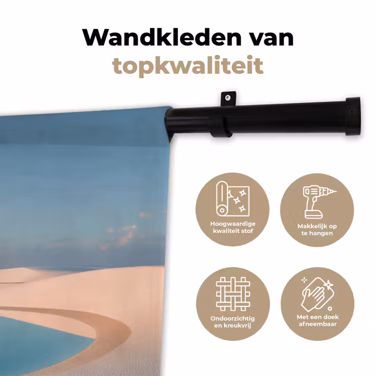 Wandkleed - Duinen - Waterplas - Oneindige rust — 3