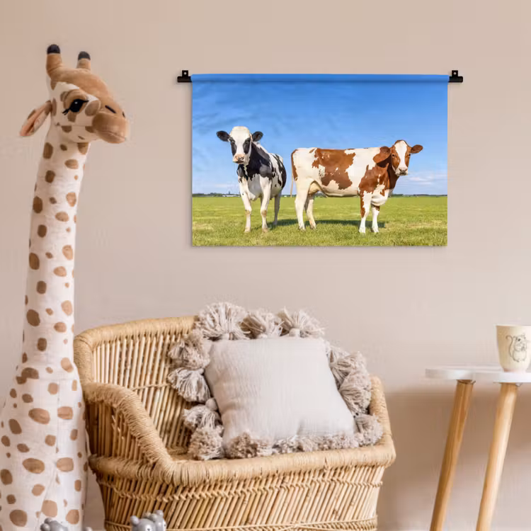 Wandkleed - Koeien - Boerderij - Gras- Natuur - Dieren — 5