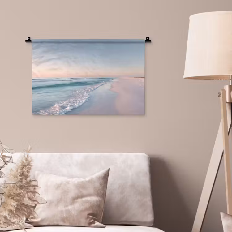 Wandkleed - Kustlijn - Pastel - water — 2