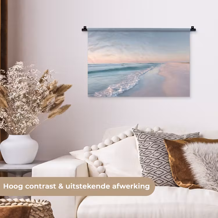 Wandkleed - Kustlijn - Pastel - water — 4