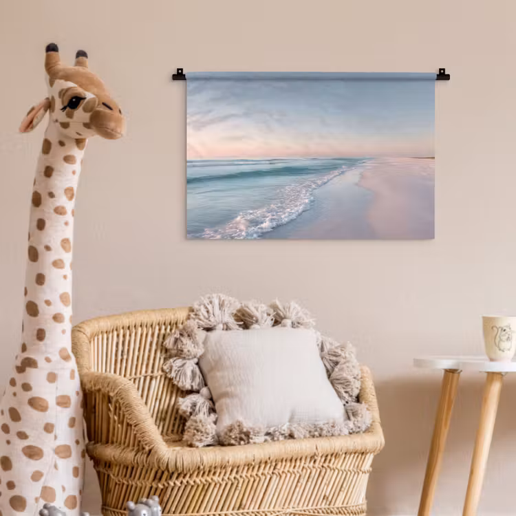Wandkleed - Kustlijn - Pastel - water — 5