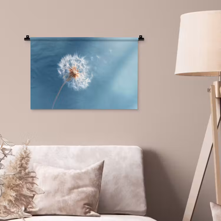 Wandkleed - Paardenbloem - Wind - Blauw — 2