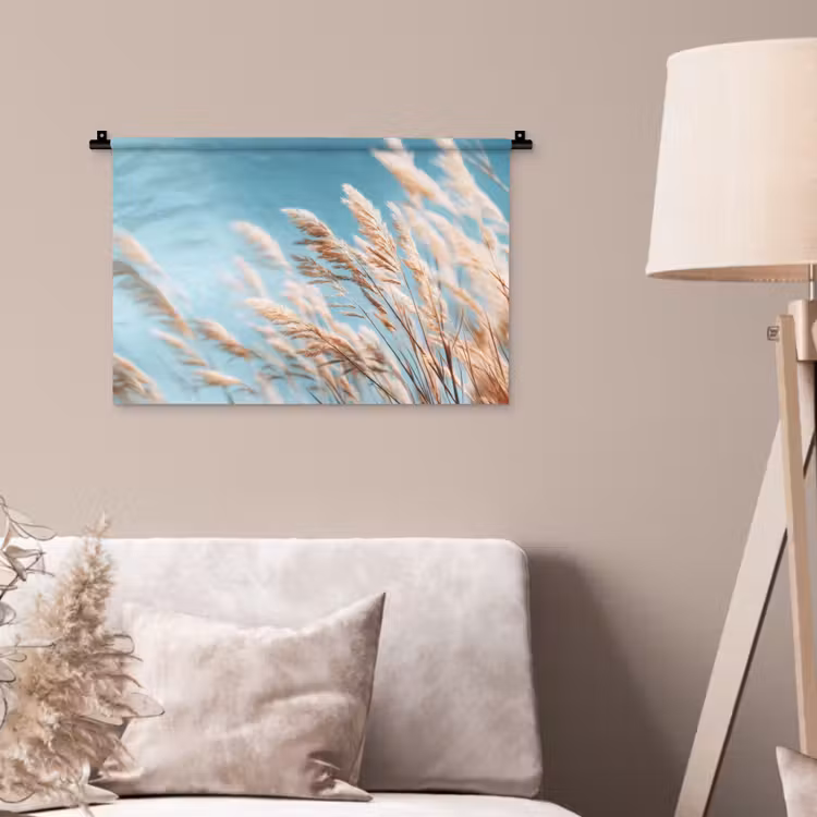 Wandkleed - Siergras - Wind - Lichtbruin — 2