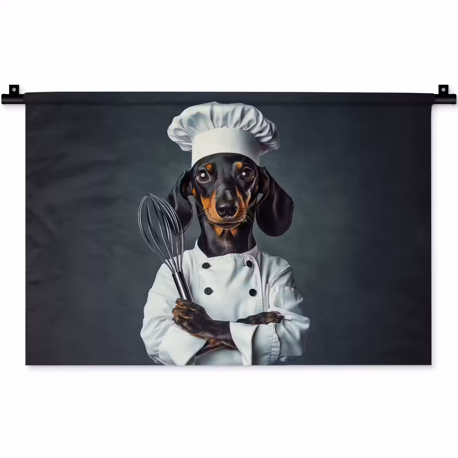 Wandkleed - Hond - Garde - Kok — 1