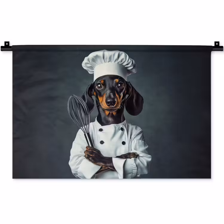 Wandkleed - Hond - Garde - Kok — 1