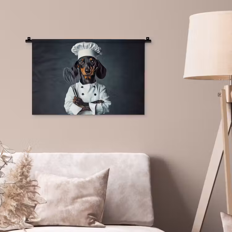 Wandkleed - Hond - Garde - Kok — 2