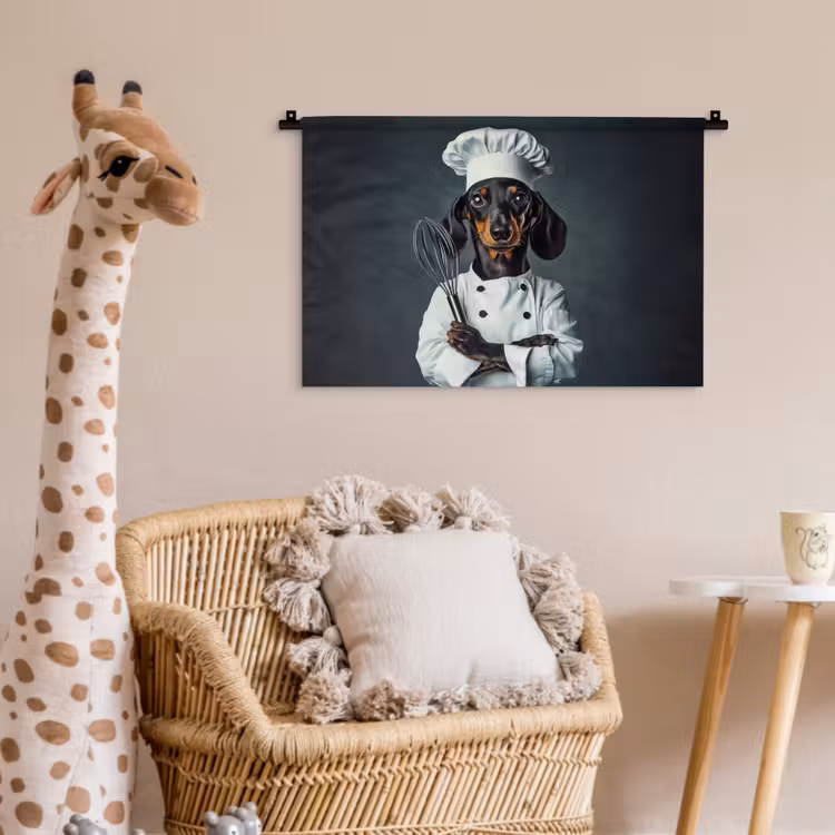 Wandkleed - Hond - Garde - Kok — 5