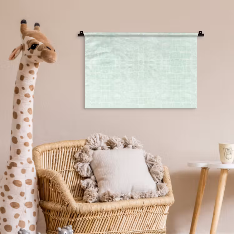 Wandkleed - Krokodil - Leer - Lichtgroen — 5