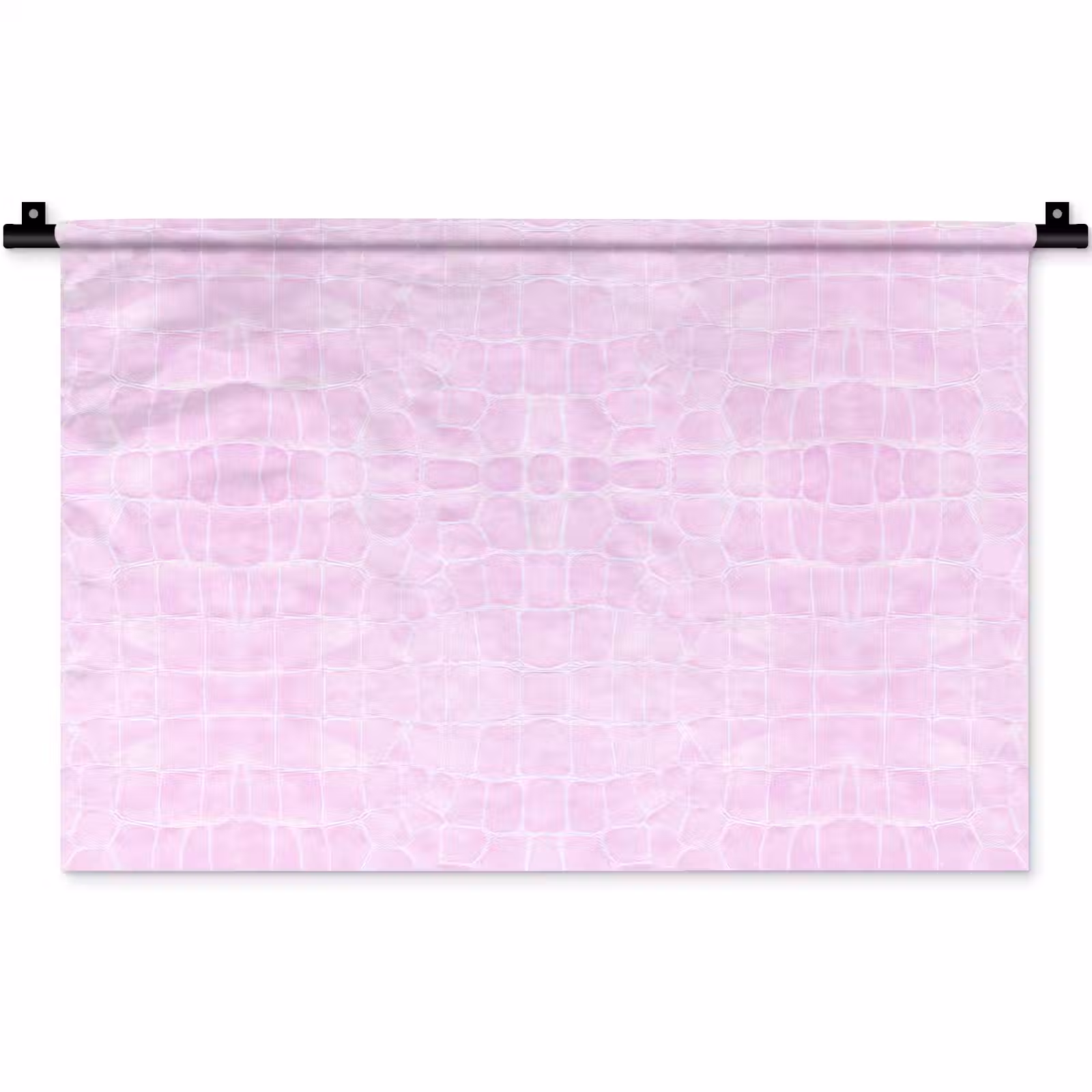 Wandkleed - Krokodil - Leer - Roze — 1