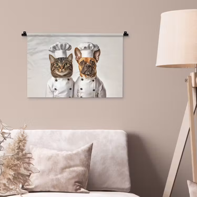 Wandkleed - Kat - Hond - Kokskleding — 2