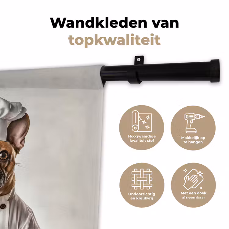 Wandkleed - Kat - Hond - Kokskleding — 3