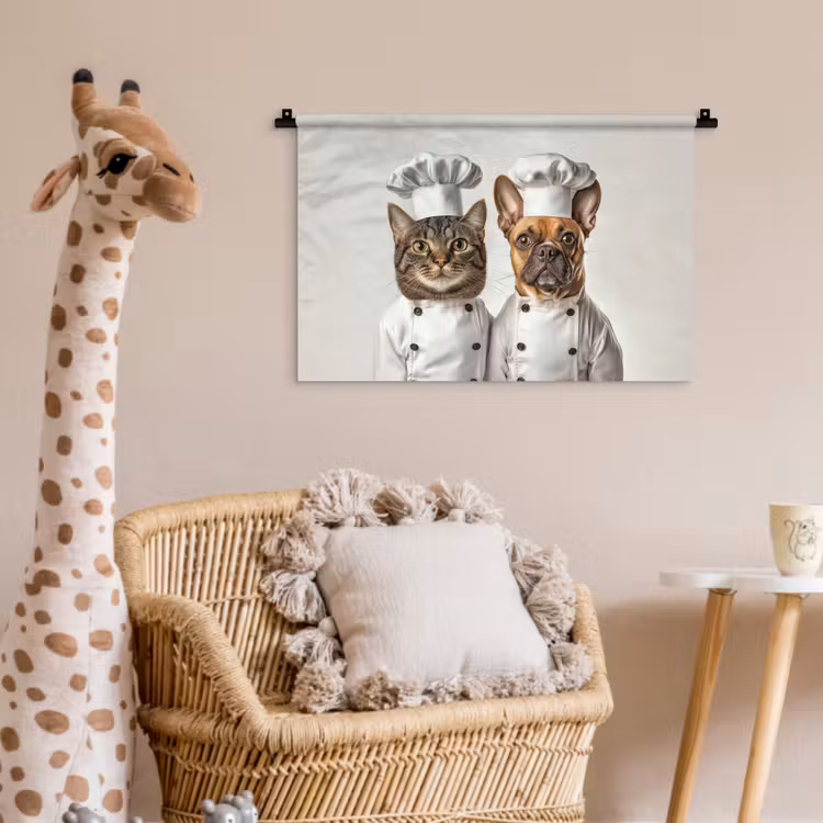 Wandkleed - Kat - Hond - Kokskleding — 5