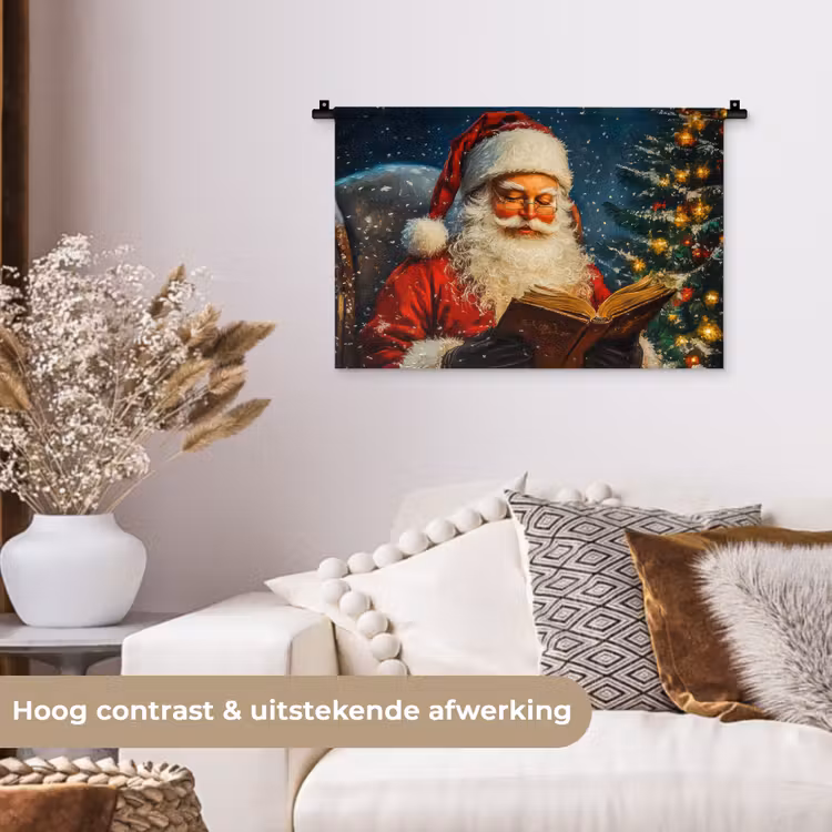 Wandkleed - Kerstman - Kerst - Winter - Kerstboom — 4