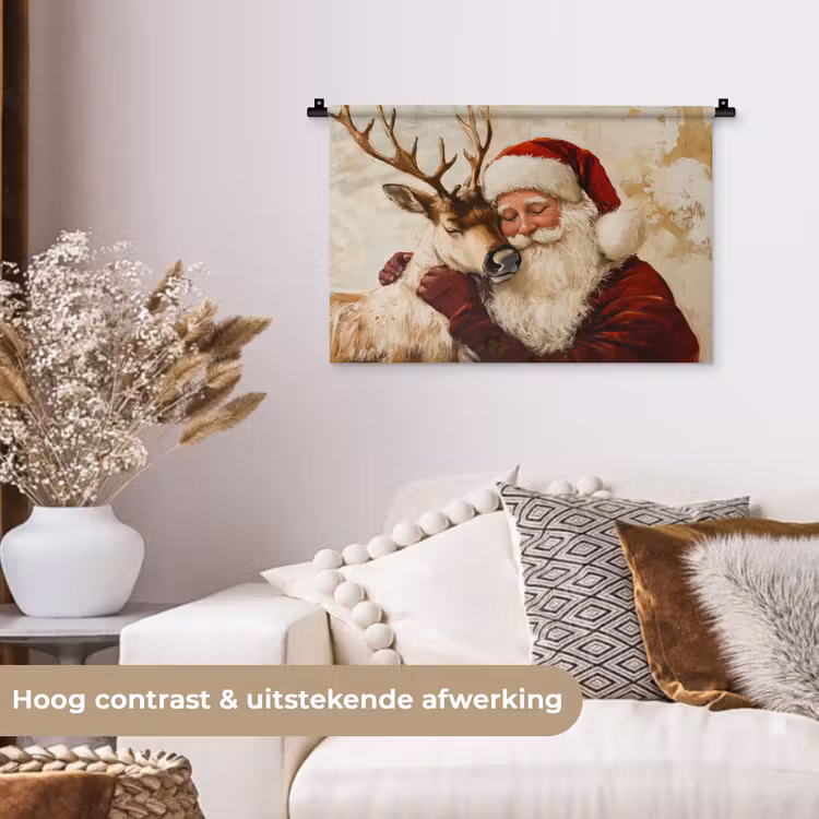Wandkleed - Kerstman - Rendier - Kerst - Christmas — 4