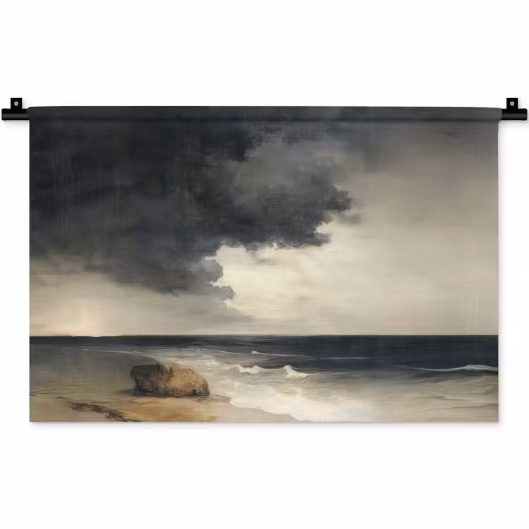 Wandkleed - Kust - Golven - Rots - Storm — 1