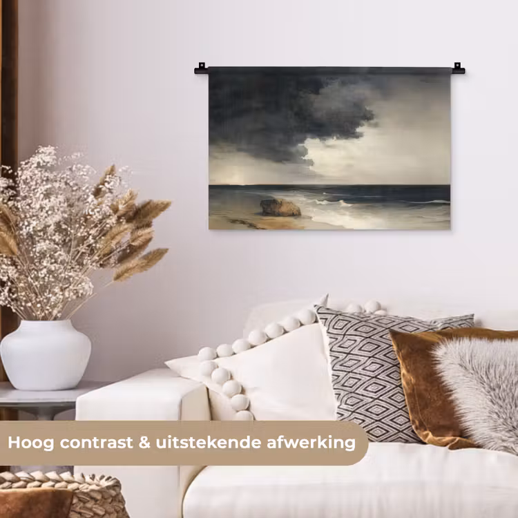 Wandkleed - Kust - Golven - Rots - Storm — 4