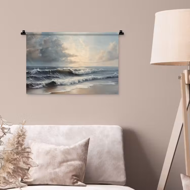 Wandkleed - Strand - Zee - Zonsondergang — 2