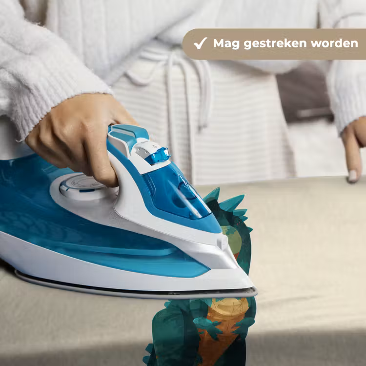 Wandkleed - Stekels - Dino - Blauw - Gespierd — 6