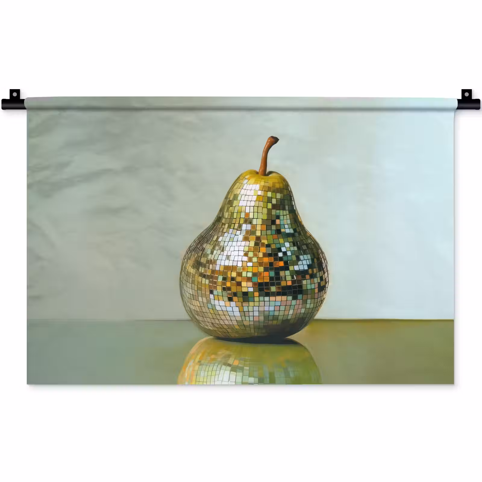 Wandkleed - Fruit - Disco - Art - Glitter — 1
