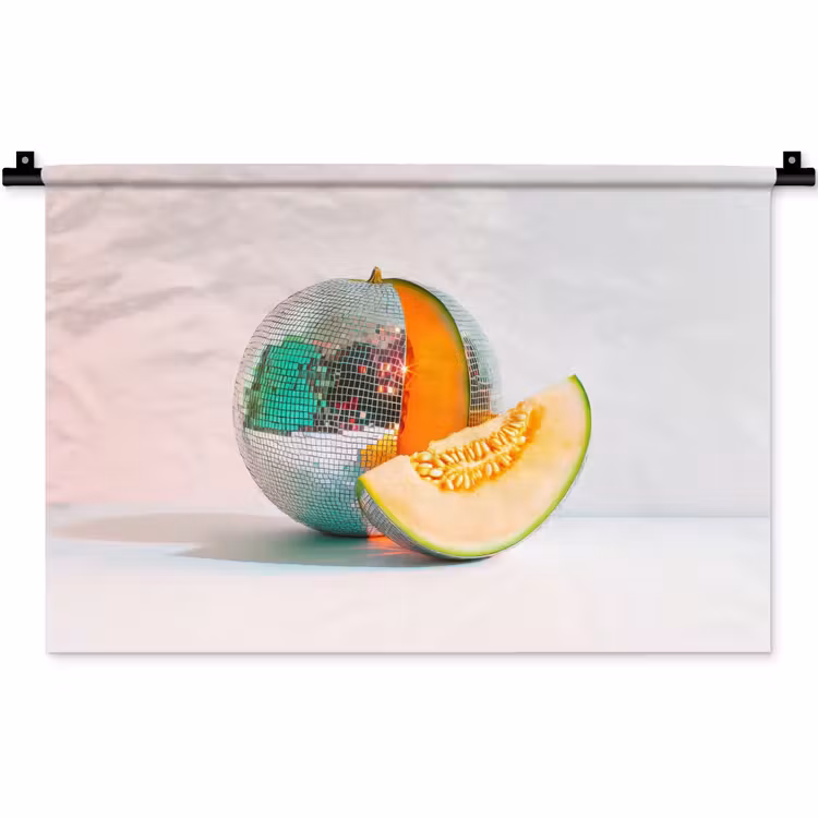 Wandkleed - Disco - Discobal - Meloen - Pastel — 1