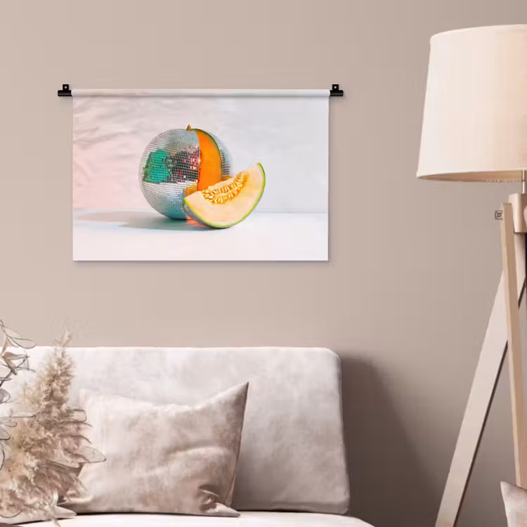 Wandkleed - Disco - Discobal - Meloen - Pastel — 2