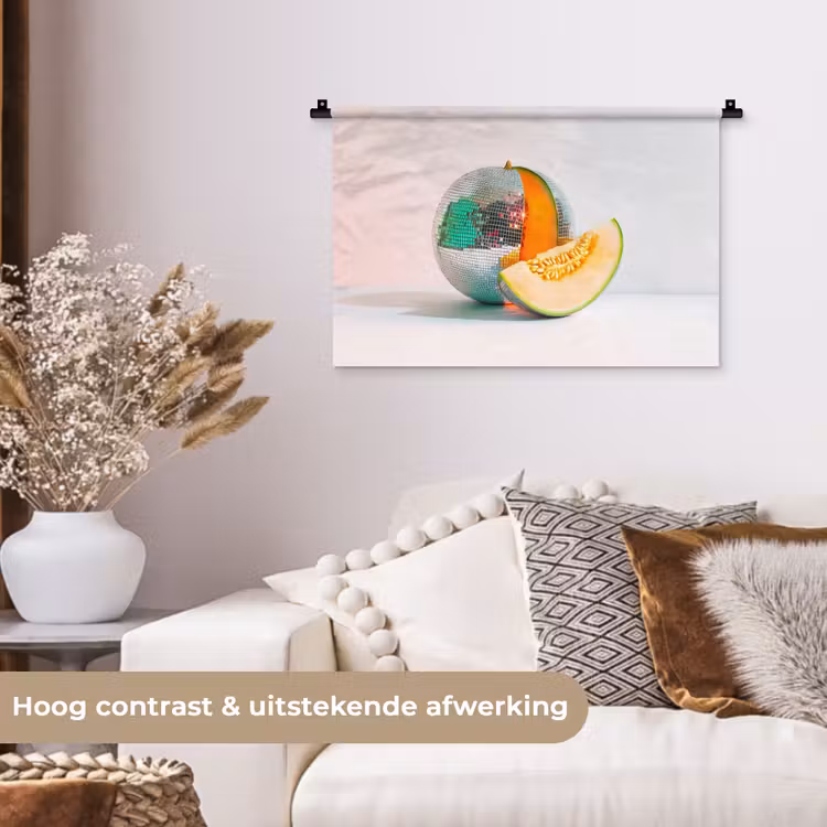 Wandkleed - Disco - Discobal - Meloen - Pastel — 4
