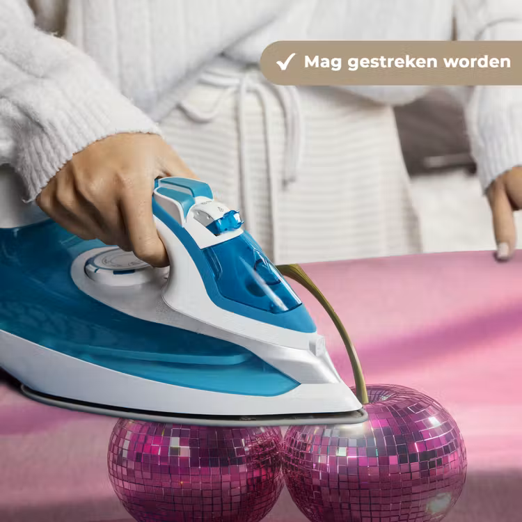 Wandkleed - Glitter - Discobol - Roze - Kersen — 6