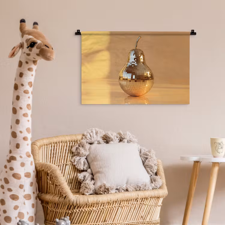 Wandkleed - Goud - Disco - Glitter - Peer — 5