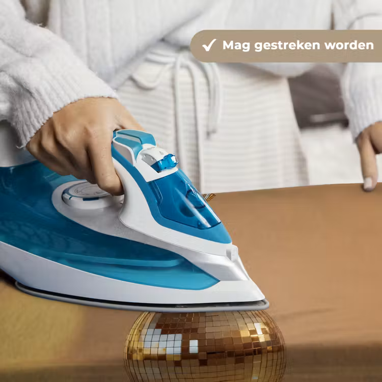 Wandkleed - Goud - Disco - Glitter - Peer — 6