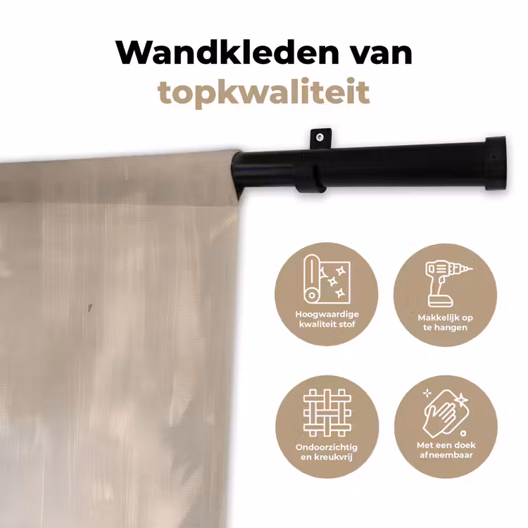 Wandkleed - Lepel - Verf - Zilver — 3