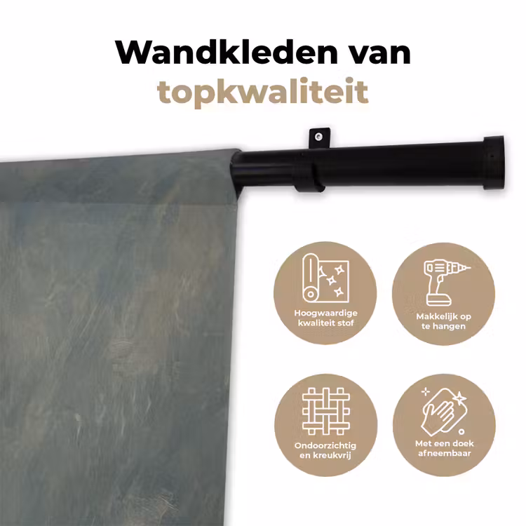 Wandkleed - Moersleutel - Gereedschap - Verf — 3