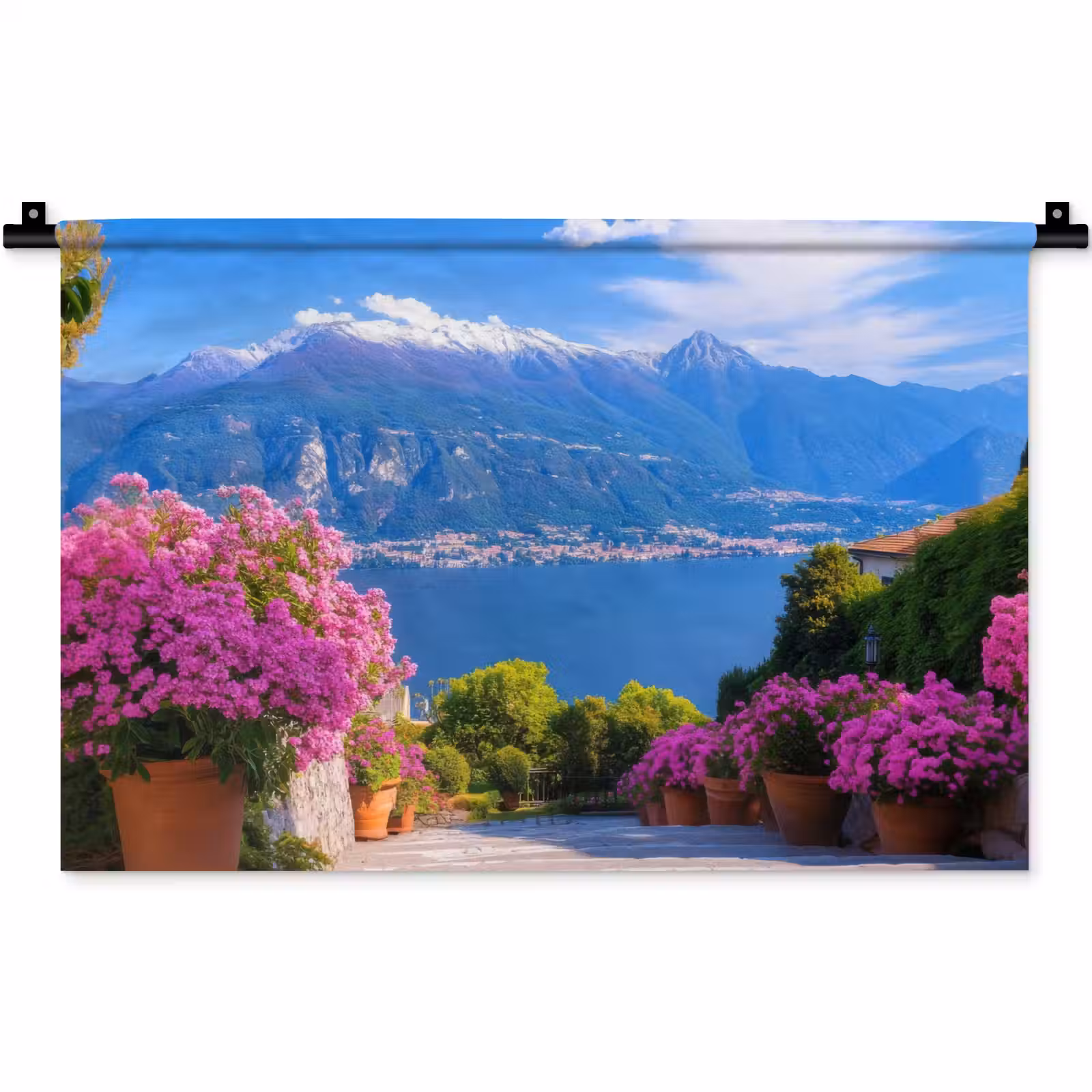 Wandkleed - Lake Como - Italië - Landschap — 1