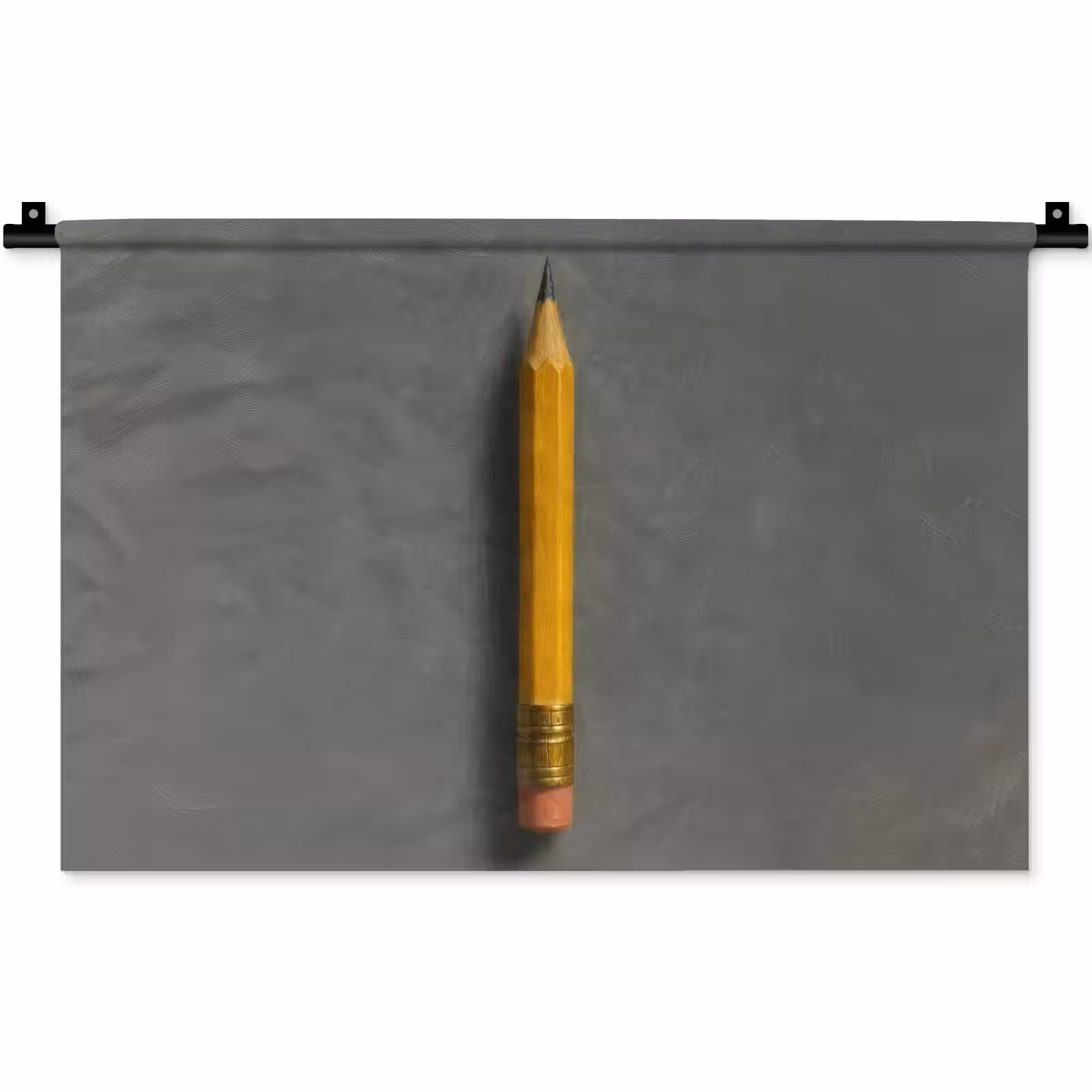 Wandkleed - Potlood - Schilderij - Geel — 1