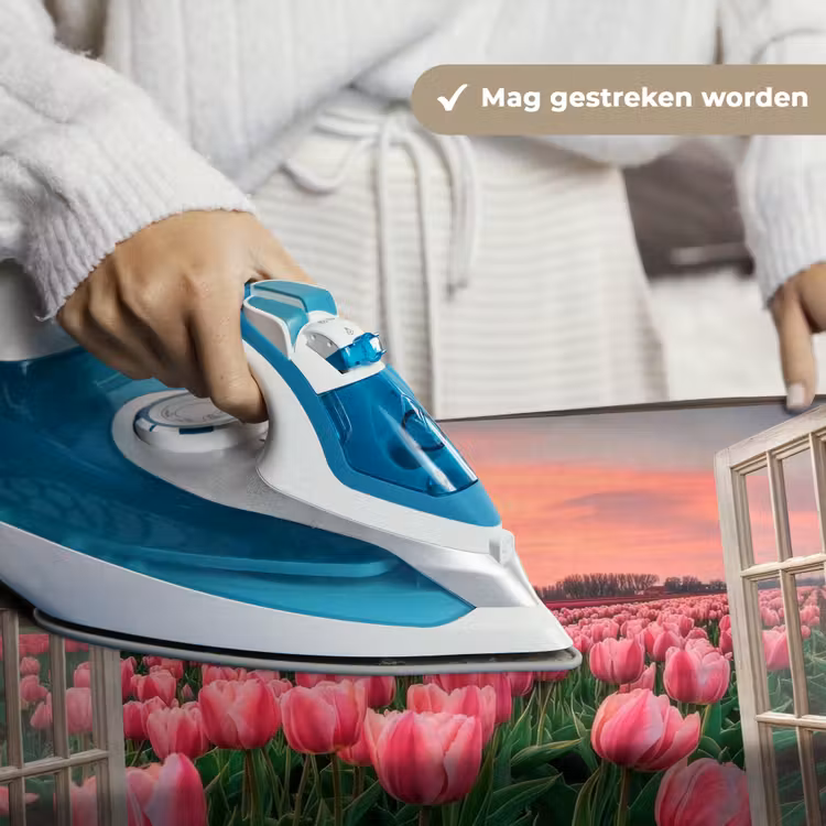 Wandkleed - Doorkijk - Tulpen - Bloemen - Molen - Raam — 6