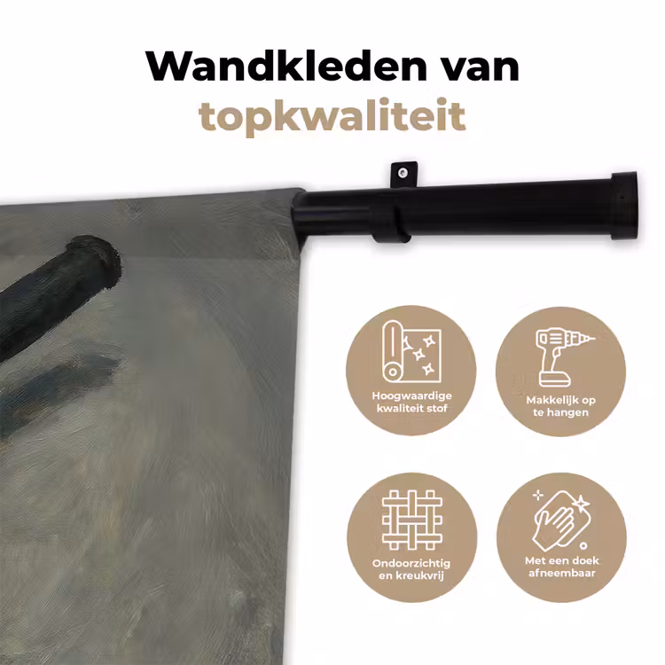 Wandkleed - Haakse slijper - Schilderij - Gereedschap — 3