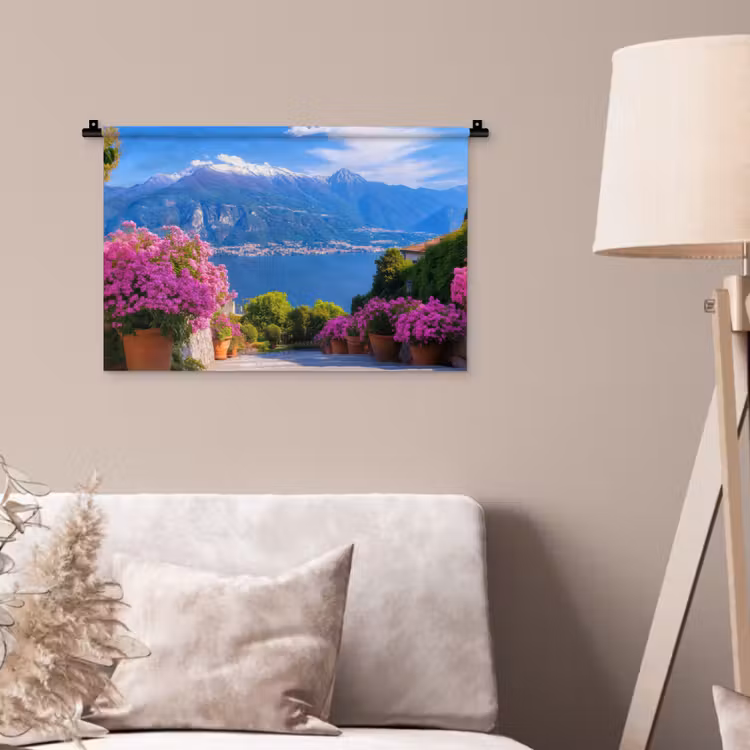 Wandkleed - Lake Como - Italië - Landschap — 2