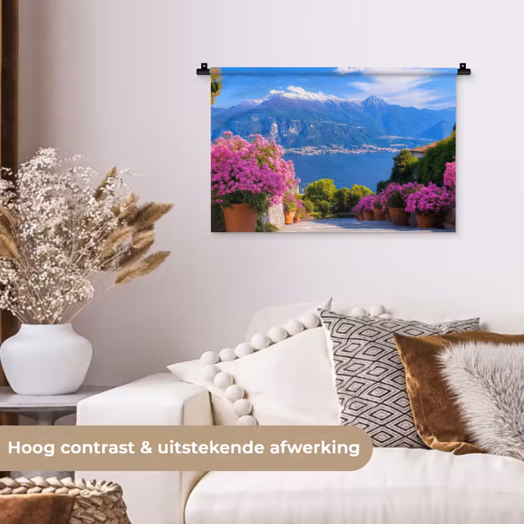 Wandkleed - Lake Como - Italië - Landschap — 4