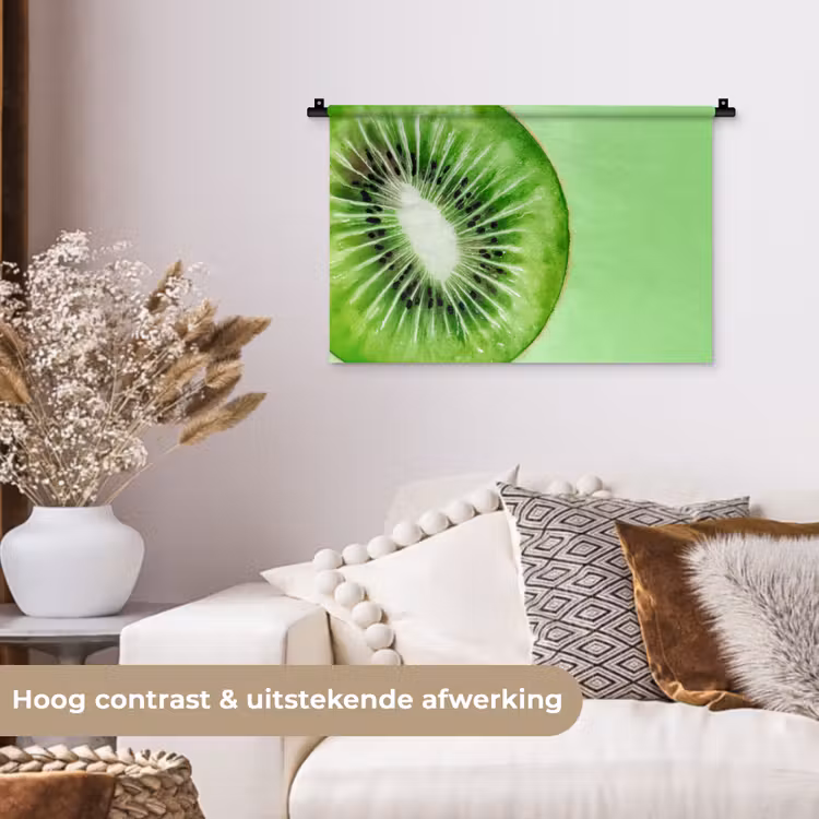 Wandkleed - Kiwi - Groen - Fris — 4